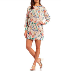 M Made In Italy - Kelen Knitted Long Sleeve Sweater Mini Tunic Dress
