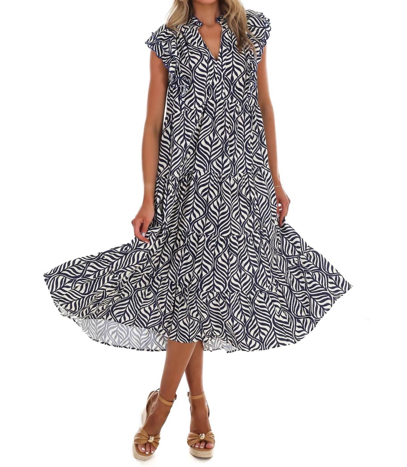 Umgee - Women's Tropic Drift Midi Dress