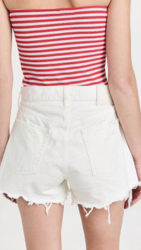 Moussy Vintage Montclair Shorts in white - women's shorts - alternate view