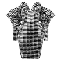 Porshia By Porshia Banks - Privilege Houndstooth Dress