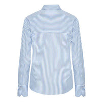 Karmamia Edie Shirt in sky stripe - women's blouse - detail view