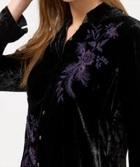 Johnny Was - Molly Velvet Vintage Button Down Shirt