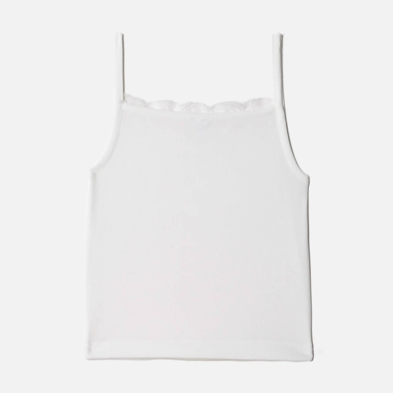 Re/Done - Lace Ribbed Camisole