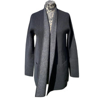 Kinross - Women's Cashmere Reversible Double Knit Cardigan