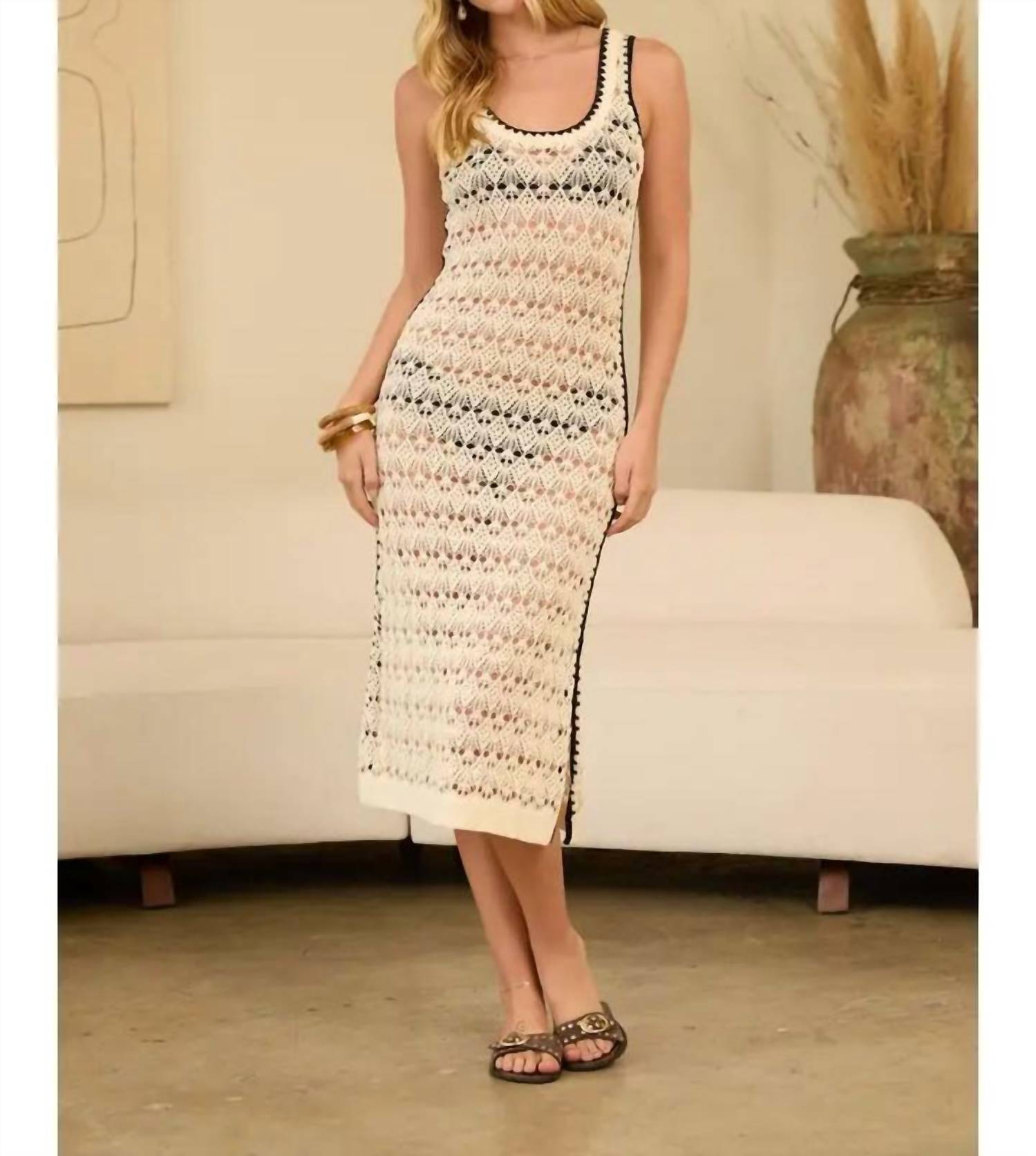 Skies Are Blue - Beach Club Crochet Coverup