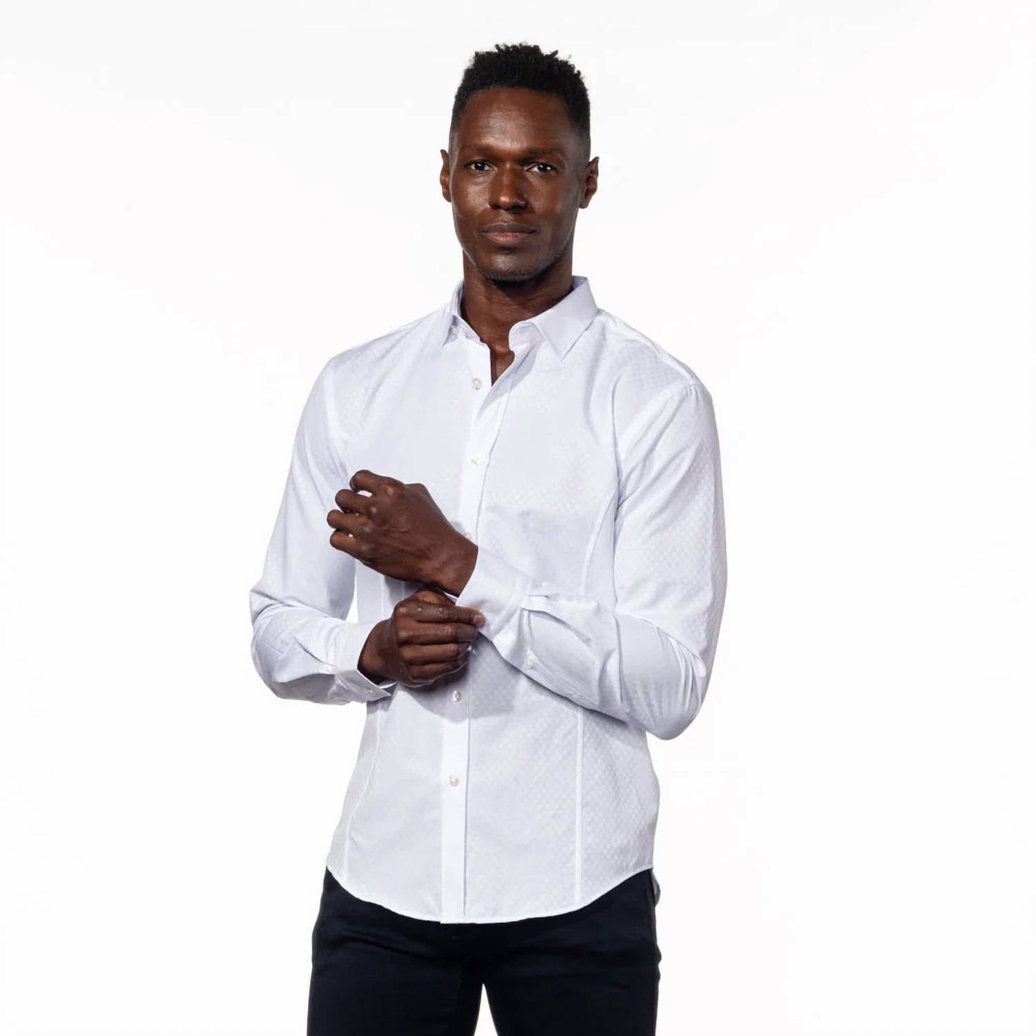 Eight X - Jacquard Shirt With Trim