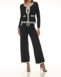 AZI kim pants in black - women's pants - detail view