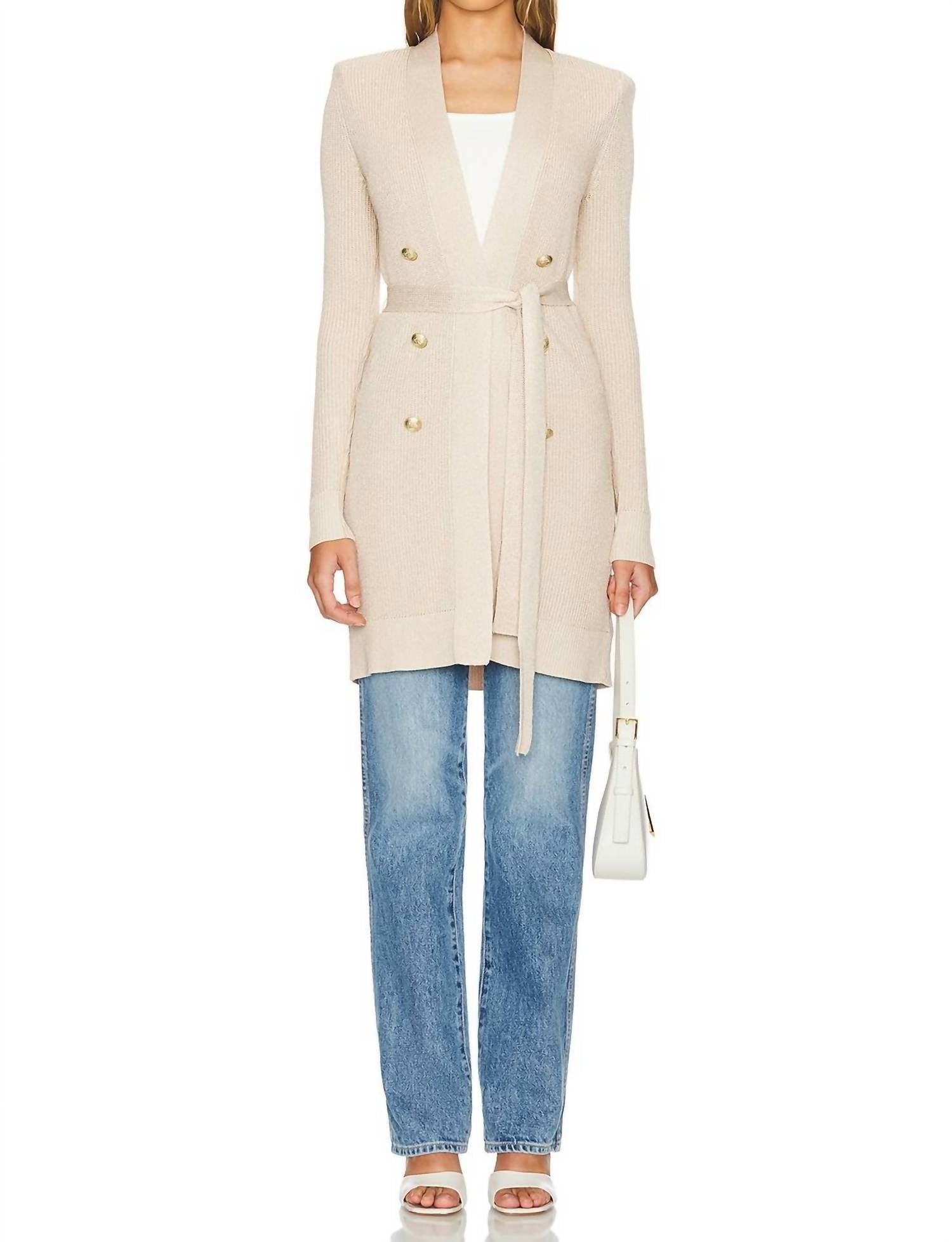 L'Agence - Noe Double Breasted Cardi