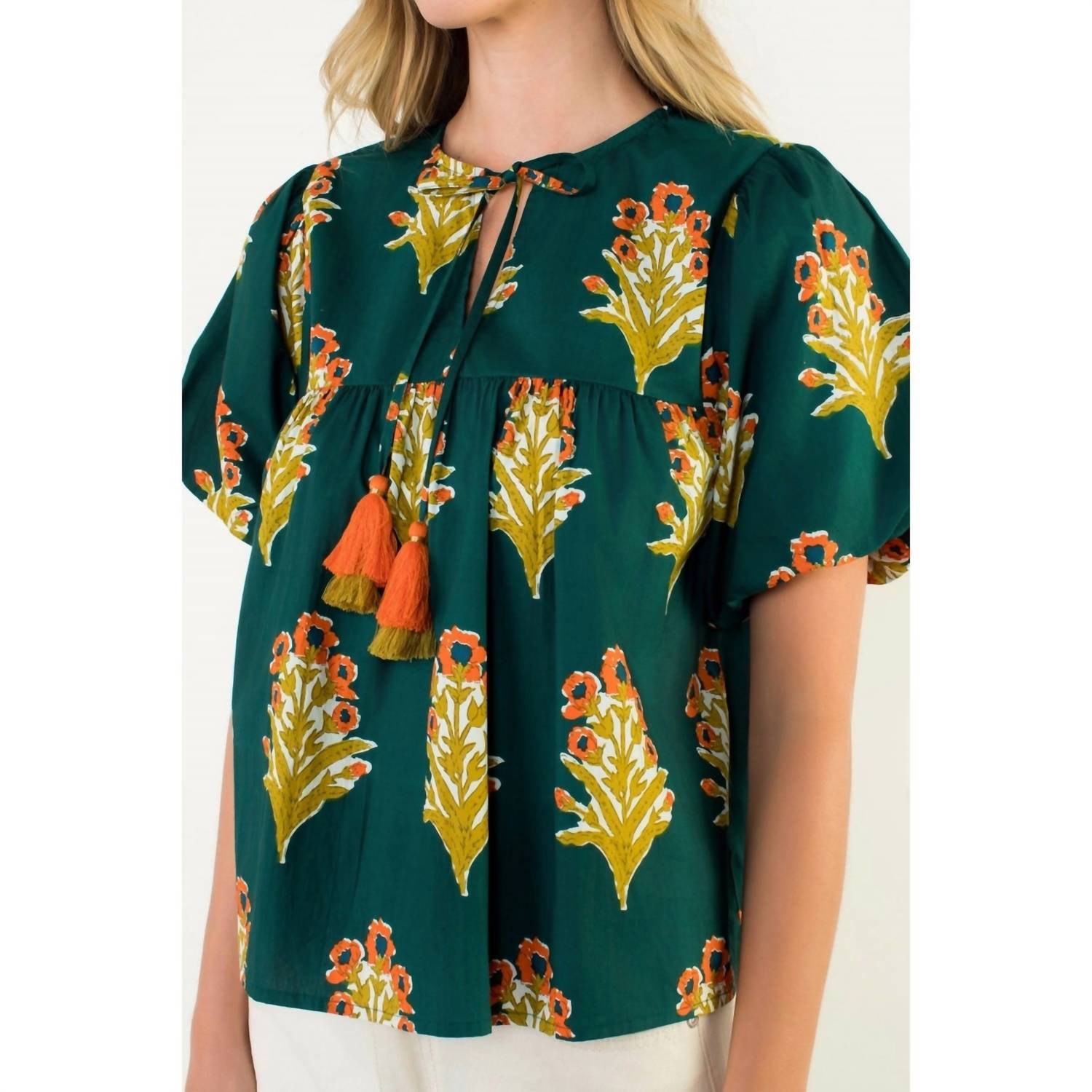 Thml - Mandi Puff Sleeve Top