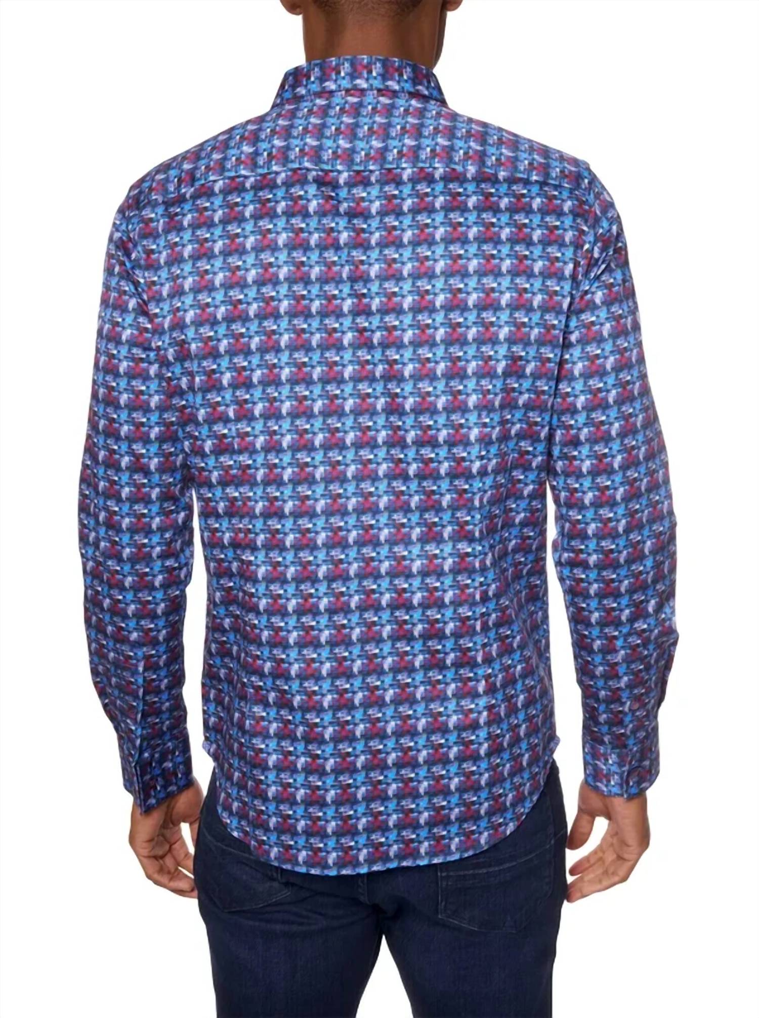 Robert Graham - Tailored Fit Infrared Long Sleeve Shirt