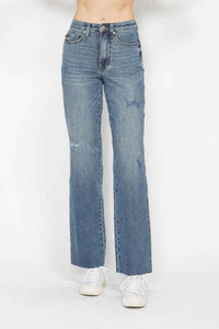 Judy Blue - Jameson Raw Hem Straight Jean