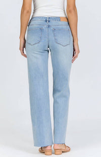 Dear John Denim - Drew Mid Rise Straight Leg Jeans