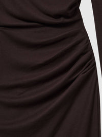 Reiss - Fleur Off-Shoulder Ruched Jersey Dress