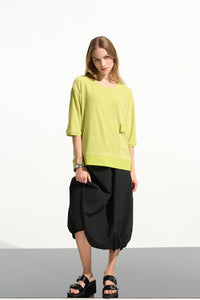 Joseph Ribkoff - silky knit and memory boxy tunic with pocket detail