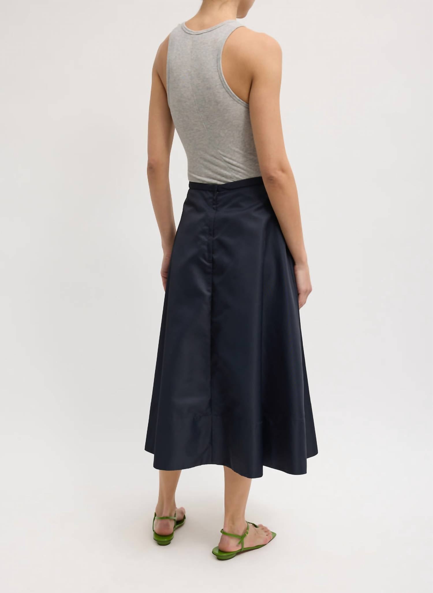 Tibi - Eco Nylon Circle Skirt
