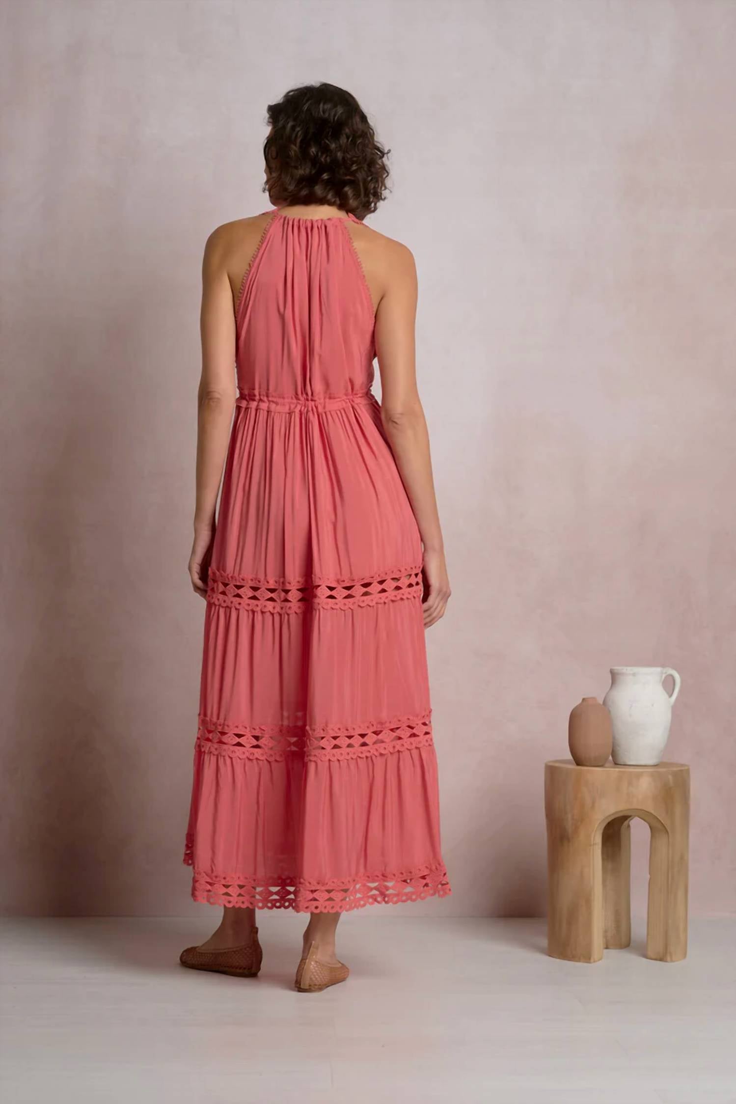 Elan - FLOWY VNECK MAXI DRESS
