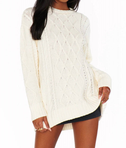 Show Me Your Mumu - Every Day Cable Knit Sweater