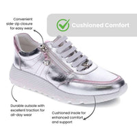 Revere - Women's Sapporo Zip Casual Sneaker