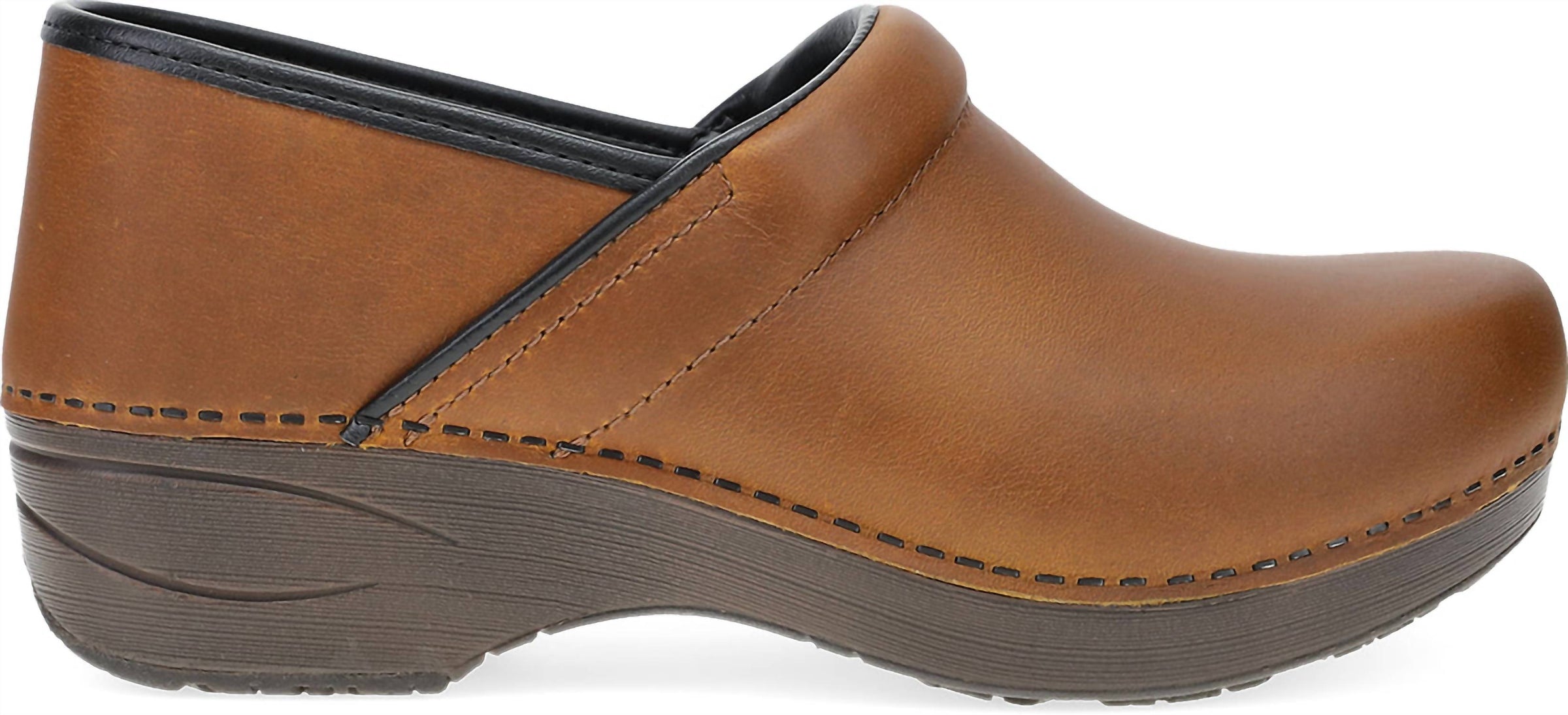 dansko Women's Xp 2.0 Leather Clogs in caramel - women's shoe - view 5