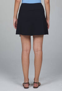 Ibkul - Faux Wrap Print Skort