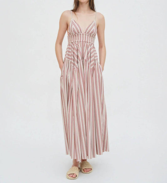 Rosetta Getty - Gathered Peplum Camisole Dress