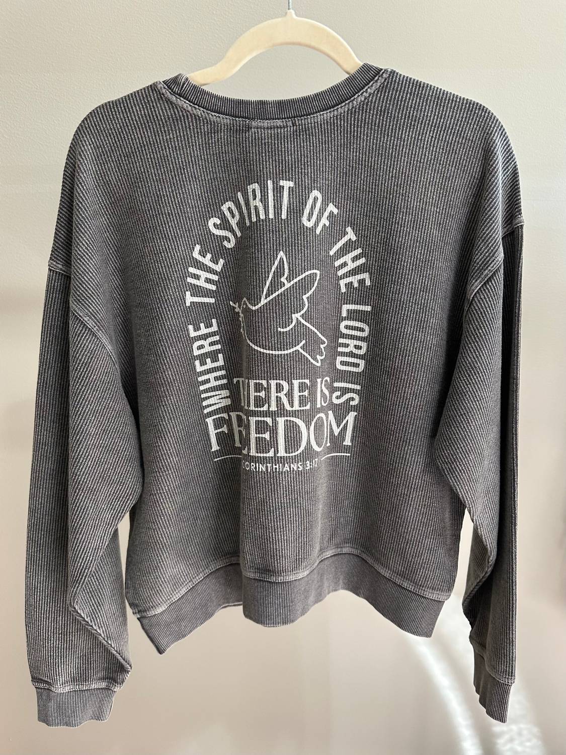 Oat Collective - Women's Spirit Of The Lord Vintage Thermal Sweatshirt