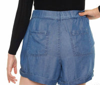 Dex - Chambray Drawstring Shorts