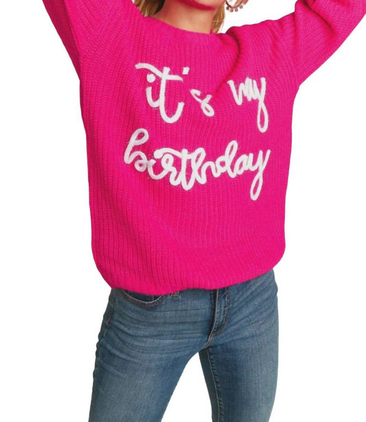 Haptics - It's My Birthday Knit Sweater