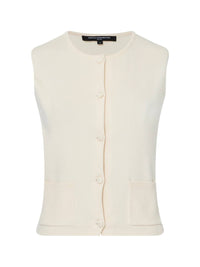 French Connection - Cosysoft Buttoned Sweater Vest