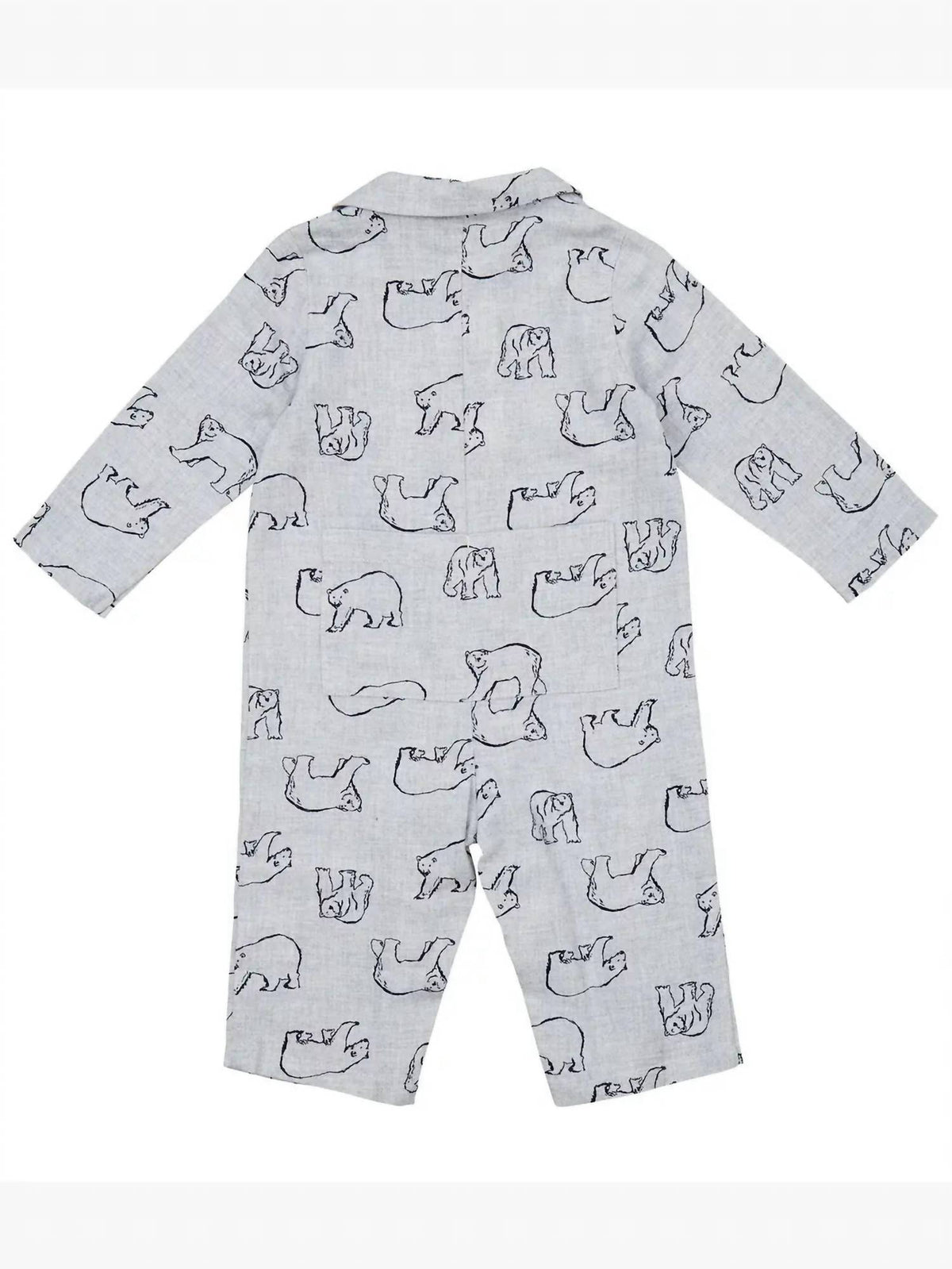 Petit Confection - Kids' Bear Flannel Romper