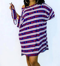 Good Time Usa - Worldwide Oversized Tunic T-Shirt Dress
