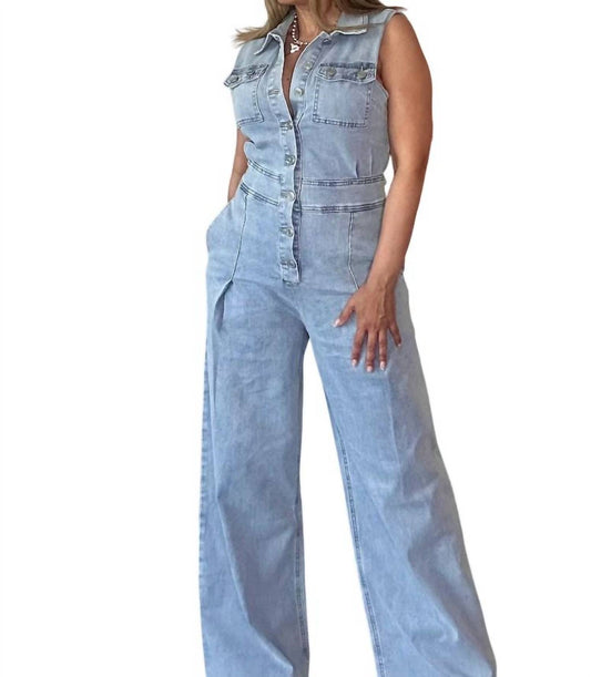 Lizette Collection - Denim Chic Jumpsuit