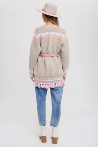 Bluivy - Boho Beauty Belted Cardigan