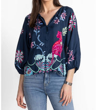 Johnny Was - Harlyn Button Front Blouse Plus
