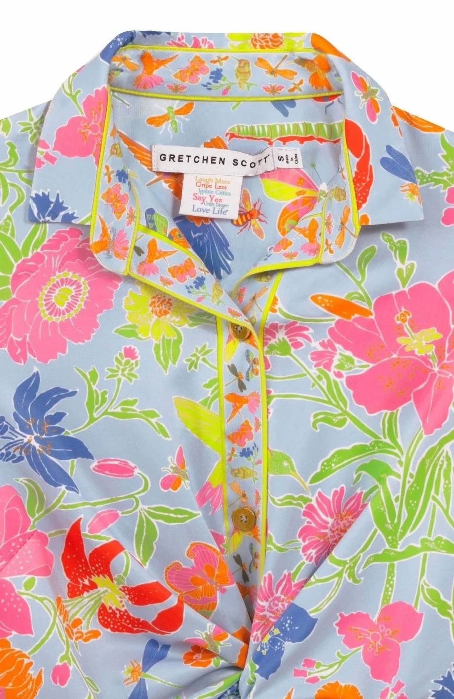 GRETCHEN SCOTT Birds & Bees Twist & Shout Dress in floral - women's dress - view 6