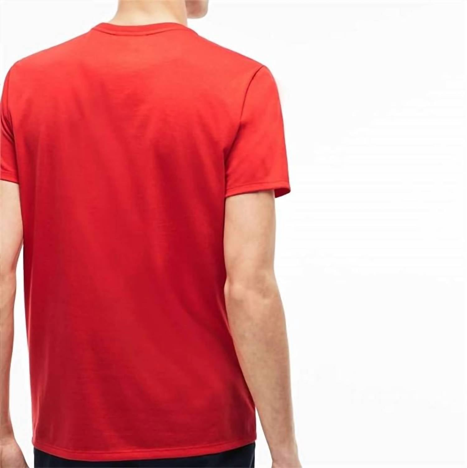 Lacoste - Short Sleeve Crew Neck Pima Cotton Jersey T-shirt