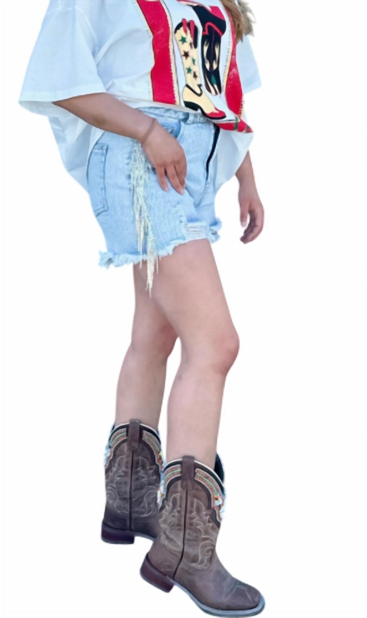 Blue B - Diamond Girl Jean Shorts