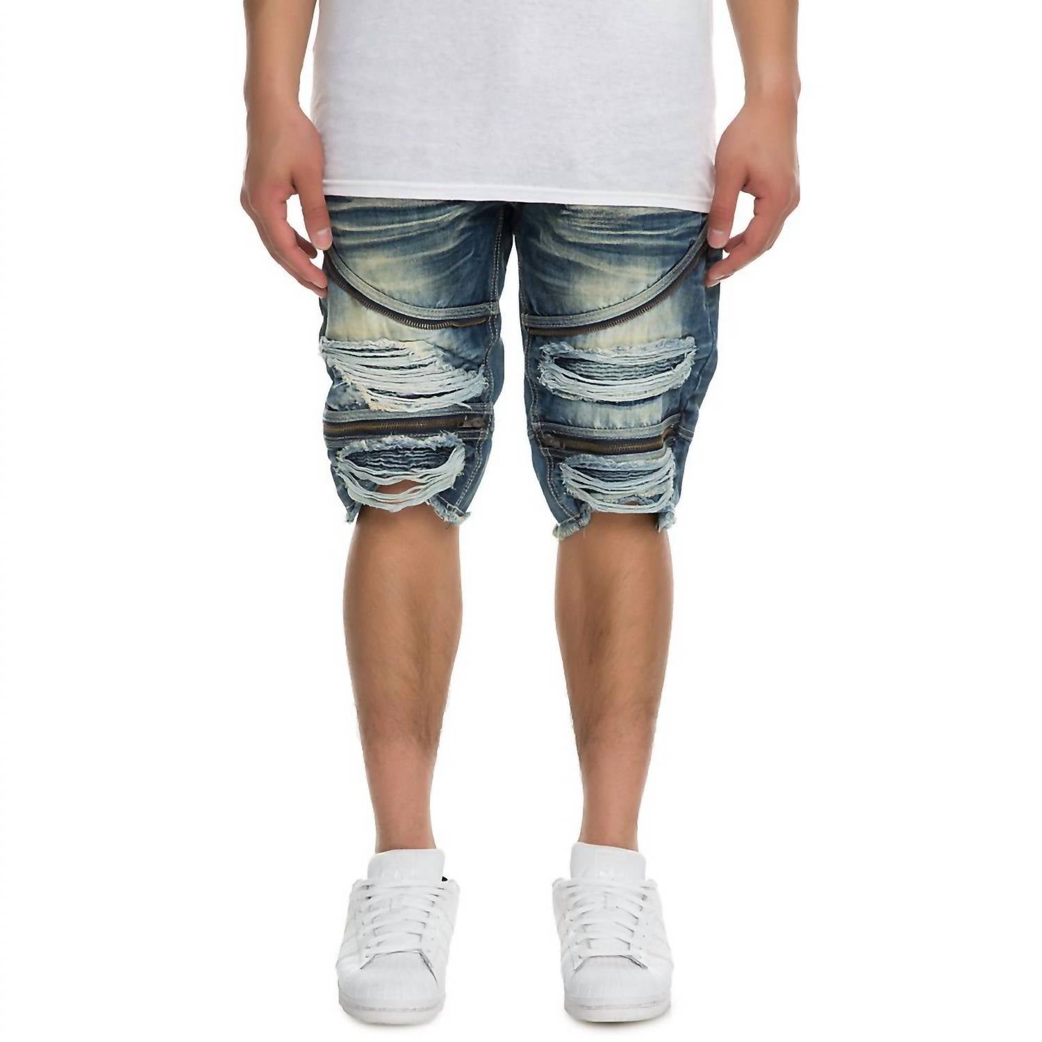 Smoke Rise - MEN'S FADED DENIM SHORT