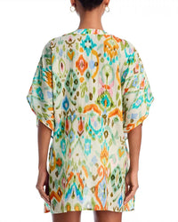Echo - Ikat Caftan Swim Cover-up