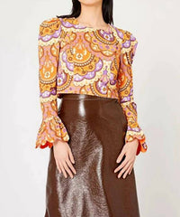 Manoush - Printed Cropped Blouse