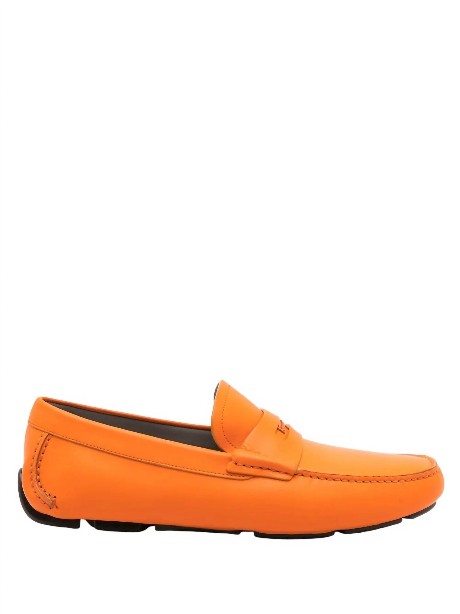 Salvatore Ferragamo - Men's Penny Slot Leather Driving Loafers