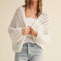 Miou Muse - Load Off Cable Knit Cardigan