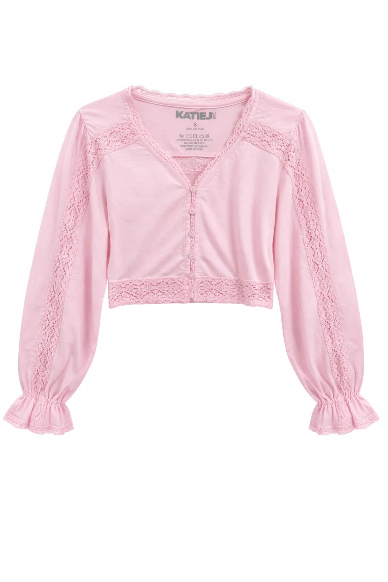 Katie J Nyc - Addie Lace Trim Top