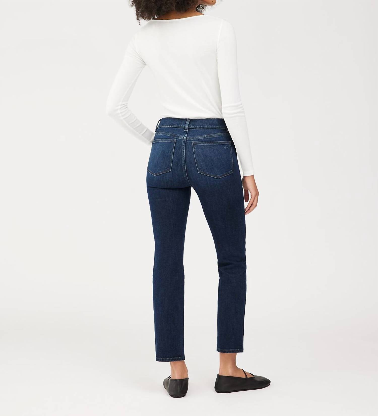 Dl1961 - Women'S - Mara Straight Cut Mid Rise Ankle Jeans