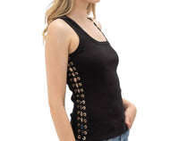 Vocal Apparel - Grommet Eyelet Tank Top