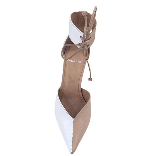 Carrano - Women's Tie Up Leather Pump Heels