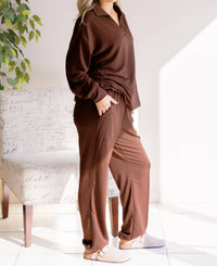 Dear Scarlett - Mocha Mood Jogger Set