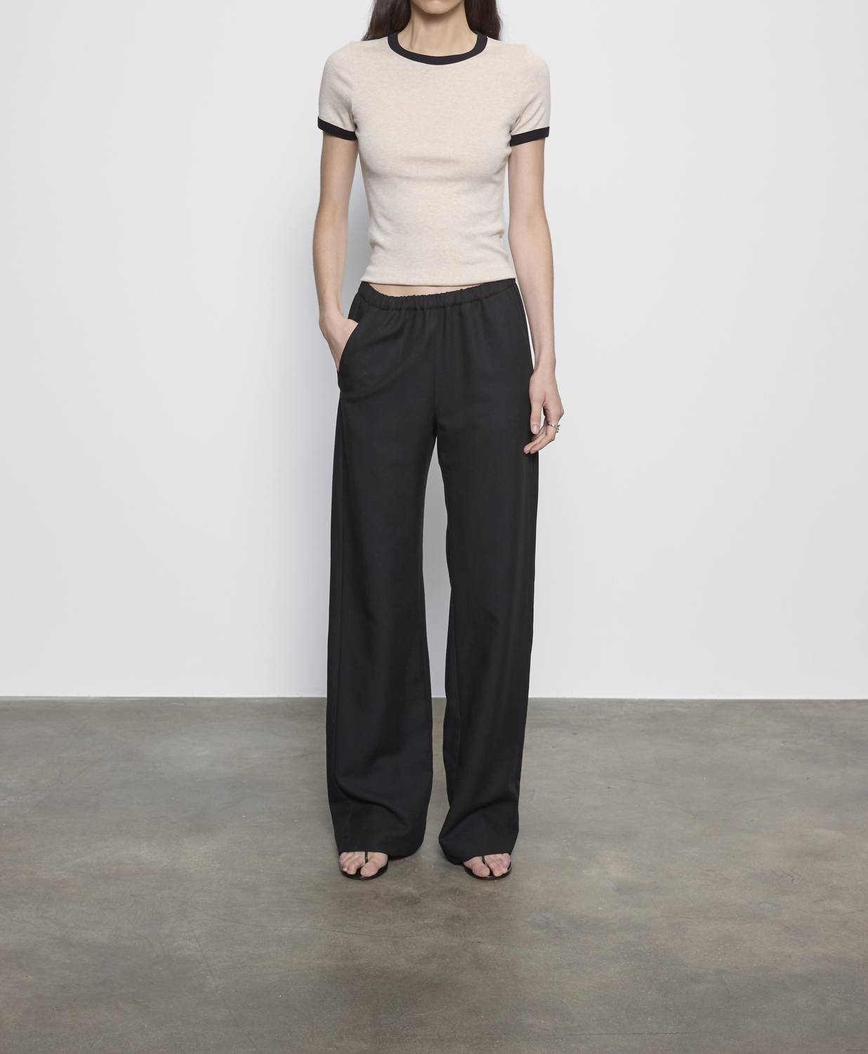 Enza Costa - COTTON CLASSIC RINGER TEE