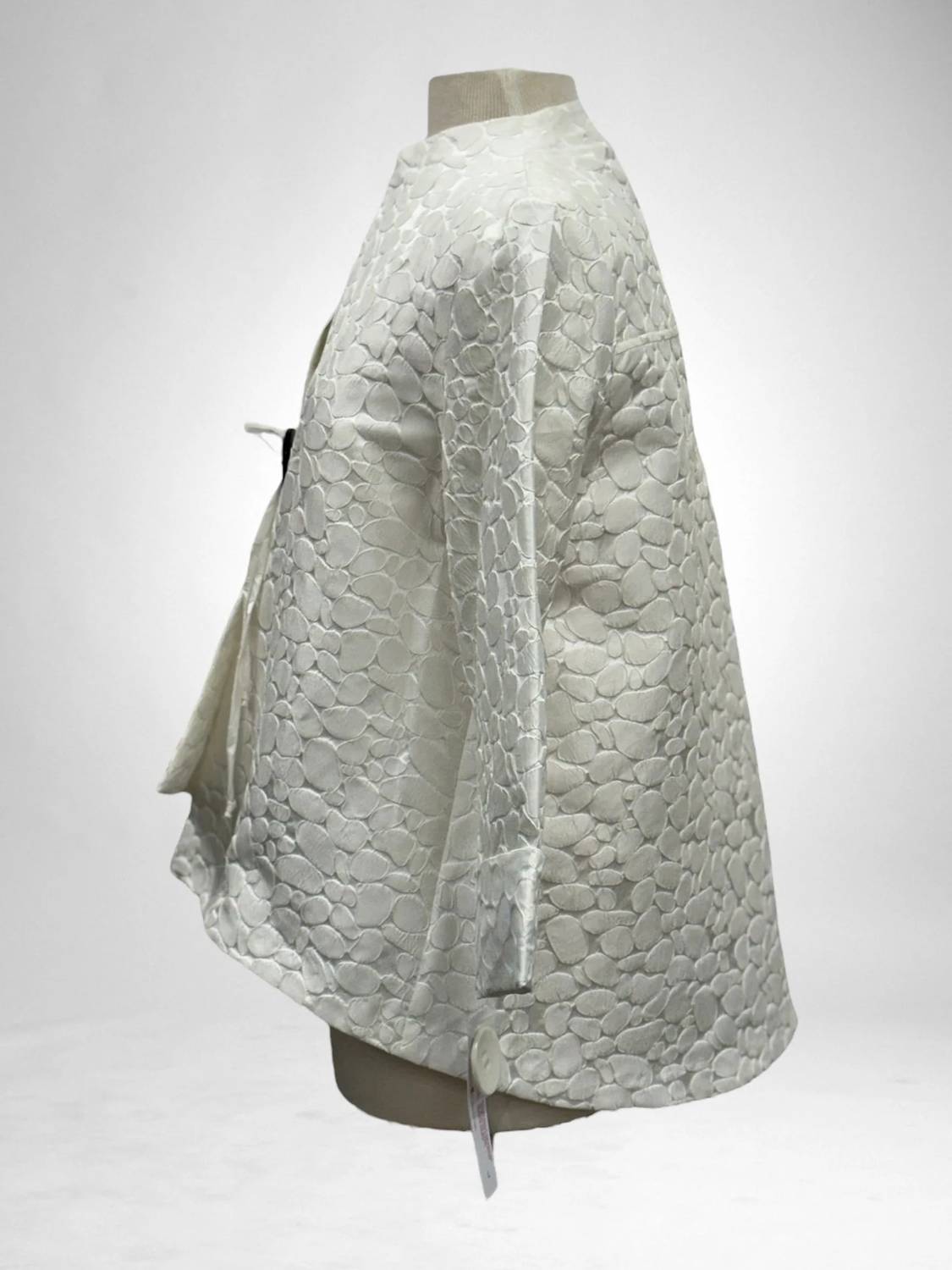 Ic Collection - Jacquard High Low Asymmetric Jacket