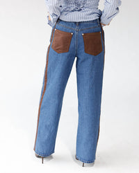 Le Lis - SUEDE AWAY WIDE LEG JEAN
